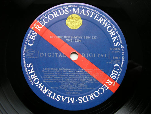 GERSHWIN: RHAPSODY IN BLUE / SECOND RHAPSODY / PRELUDES   TILSON THOMAS / LAPO   IM 39699