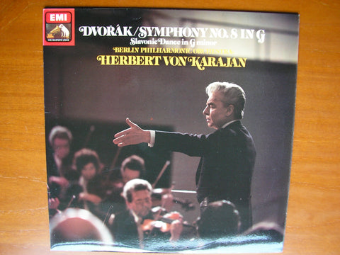 DVORAK: SYMPHONY No. 8 / SLAVONIC DANCE     KARAJAN / BERLIN PHILHARMONIC   ASD 3775