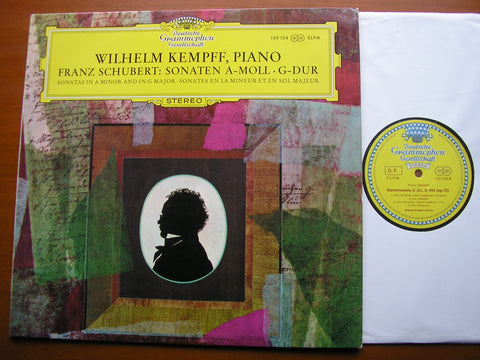 SCHUBERT: PIANO SONATAS D845 & D894      WILHELM KEMPFF    139 104