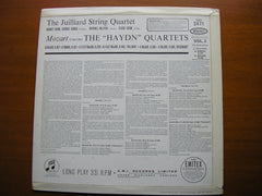 MOZART: STRING QUARTETS in D K421 & in A K464   THE JUILLIARD STRING QUARTET    SAX 2471