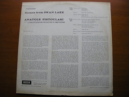 TCHAIKOVSKY: SWAN LAKE Scenes    FISTOULARI / CONCERTGEBOUW AMSTERDAM   SXL 2285
