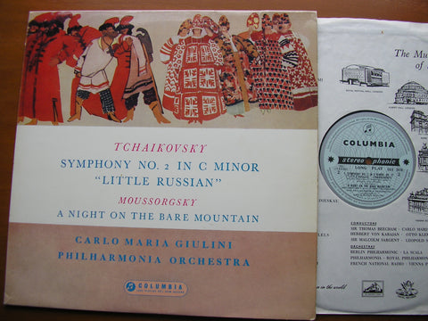 TCHAIKOVSKY: SYMPHONY No. 2 / MUSSORGSKY: NIGHT ON THE BARE MOUNTAIN      GIULINI / PHILHARMONIA  SAX 2416