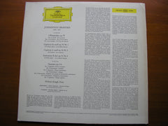 BRAHMS: FANTASIEN Op. 116 / RHAPSODIES Op. 79 / CAPRICCIO Op. 76 Nos. 1 & 2      WILHELM KEMPFF    138 902