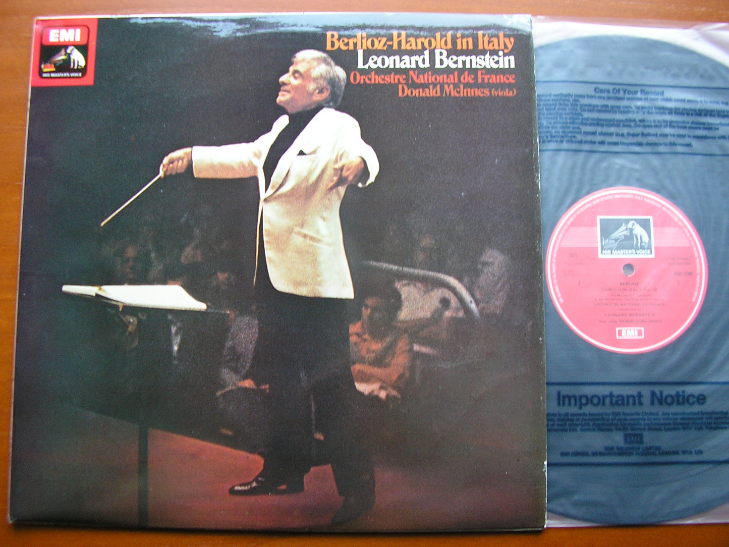 BERLIOZ: HAROLD IN ITALY   McINNES / FRENCH NATIONAL ORCHESTRA / LEONARD BERNSTEIN   ASD 3389