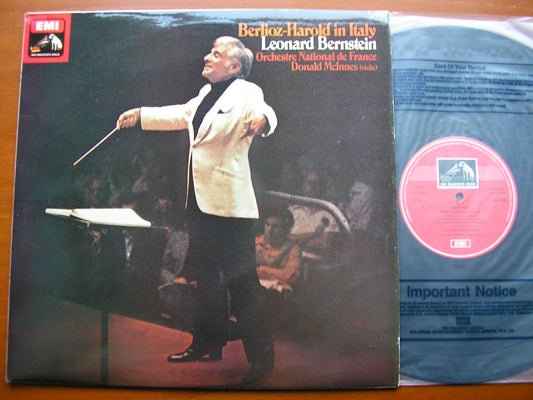 BERLIOZ: HAROLD IN ITALY   McINNES / FRENCH NATIONAL ORCHESTRA / LEONARD BERNSTEIN   ASD 3389