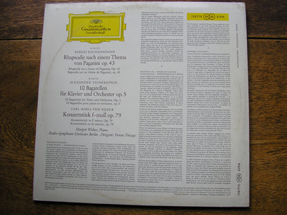 TCHEREPNIN: TEN BAGATELLES / RACHMANINOV: PAGANINI RHAPSODY / WEBER: KONZERSTUCK   WEBER / BRSO / FRICSAY   138 710