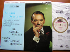 ROSSINI: OVERTURES    SIR MALCOLM SARGENT / VIENNA PHILHARMONIC   ASD 435