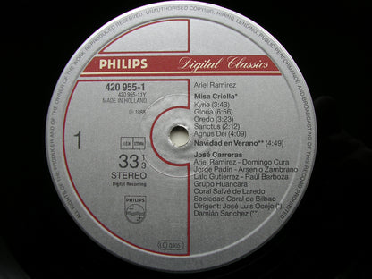 RAMIREZ: MISA CRIOLLA    CARRERAS / GRUPO HUANCARA / OCEJO  420 955