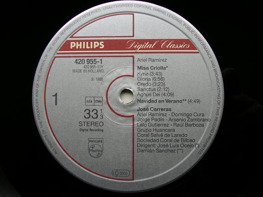 RAMIREZ: MISA CRIOLLA    CARRERAS / GRUPO HUANCARA / OCEJO  420 955