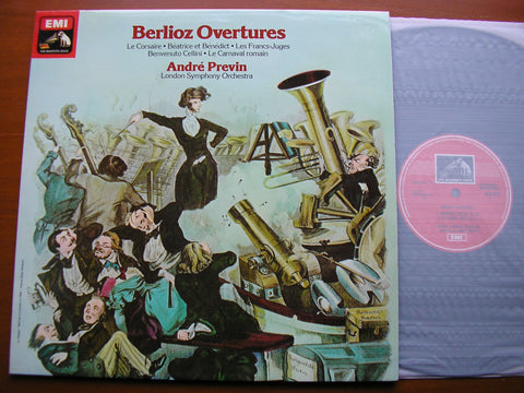 BERLIOZ: OVERTURES ANDRE PREVIN / LONDON SYMPHONY ORCHESTRA  ASD 3212