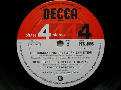 MUSSORGSKY: PICTURES AT AN EXHIBITION   STOKOWSKI /NEW PHILHARMONIA    PFS 4095