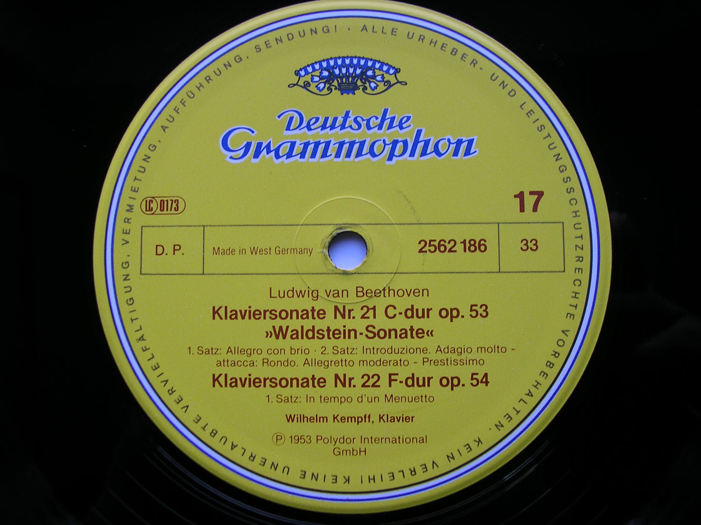 BEETHOVEN: THE COMPLETE PIANO SONATAS    WILHELM KEMPFF   10 LP BOX SET    2740 228