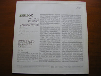 BERLIOZ: SYMPHONIE FUNEBRE ET TRIOMPHALE   DAVIS / LONDON SYMPHONY  SAL 3788