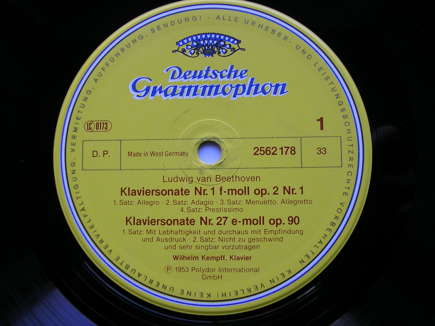 BEETHOVEN: THE COMPLETE PIANO SONATAS    WILHELM KEMPFF   10 LP BOX SET    2740 228