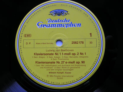 BEETHOVEN: THE COMPLETE PIANO SONATAS    WILHELM KEMPFF   10 LP BOX SET    2740 228