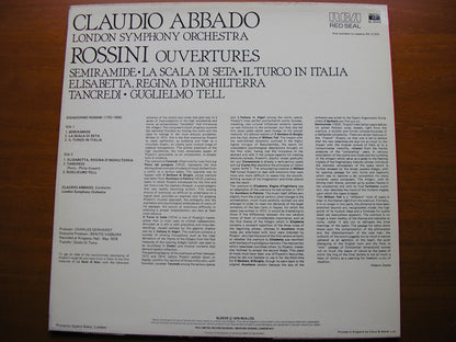 ROSSINI: SIX OVERTURES      ABBADO / LONDON SYMPHONY ORCHESTRA   RL 31379