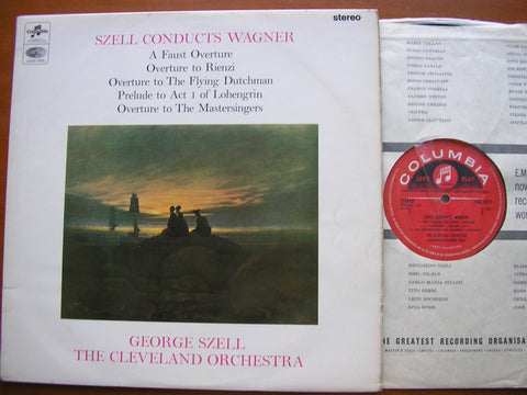 WAGNER: OVERTURES & PRELUDES    SZELL / CLEVELAND ORCHESTRA     SAX 5277