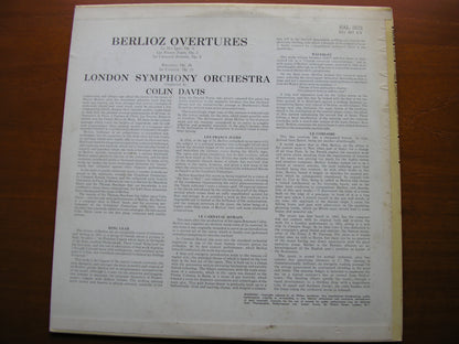 BERLIOZ: OVERTURES    COLIN DAVIS / LONDON SYMPHONY   SAL 3573