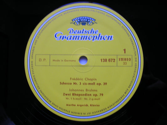 CHOPIN / LISZT / BRAHMS / PROKOFIEV / RAVEL: PIANO WORKS      ARGERICH    138 672