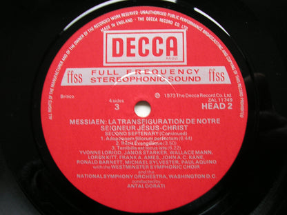 MESSIAEN: LA TRANSFIGURATION DE NOTRE SEIGNEUR     NATIONAL SYMPHONY WASHINGTON DC / DORATI      HEAD 1 / 2
