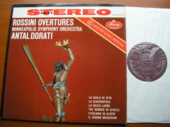 ROSSINI: SIX OVERTURES     ANTAL DORATI / MINNEAPOLIS SYMPHONY ORCHESTRA   SR 90139