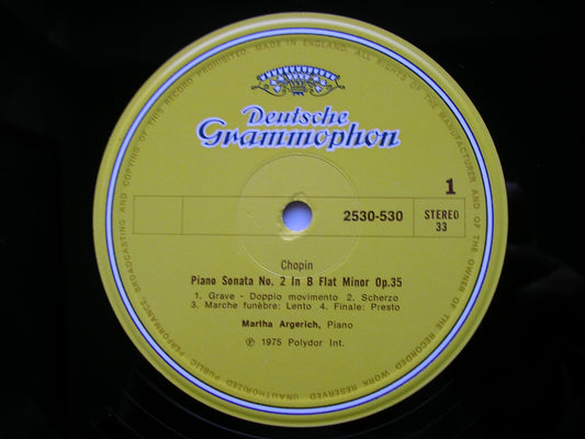 CHOPIN: SONATA No. 2 / SCHERZO No. 2 / GRANDE POLONAISE Op. 22      MARTHA ARGERICH    2530 530