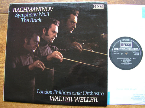 RACHMANINOV: SYMPHONY No. 3 / THE ROCK  WELLER / LONDON PHILHARMONIC  SXL 6720