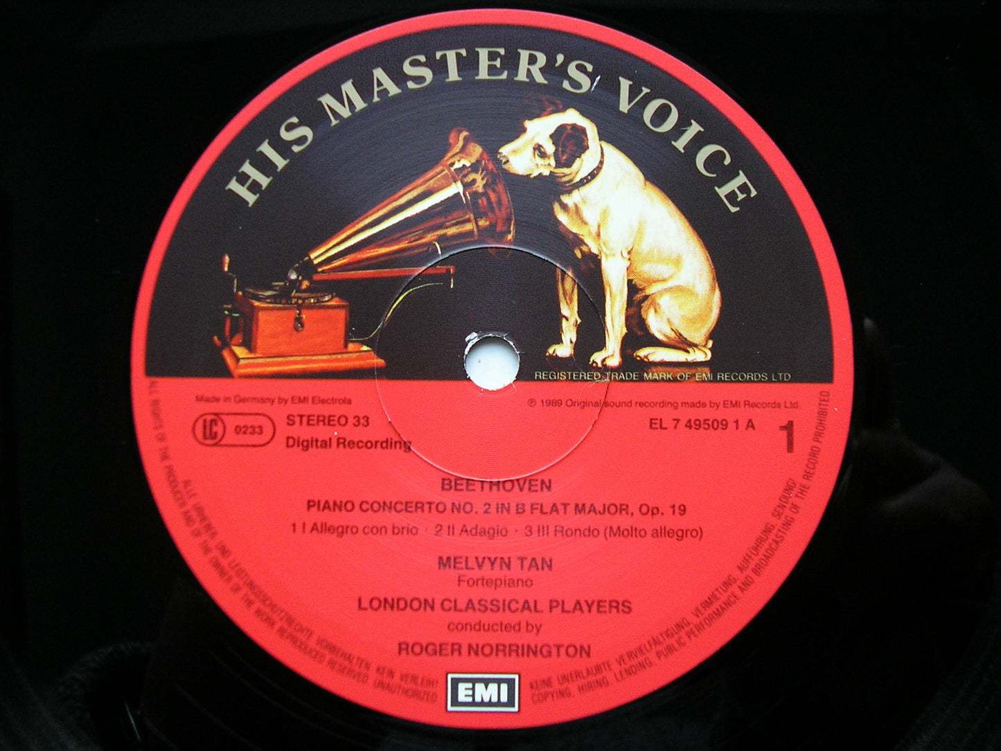 BEETHOVEN: THE PIANO CONCERTOS / CHORAL FANTASIA   TAN / LONDON CLASSICAL PLAYERS / NORRINGTON   3 LP SET