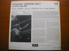 PROKOFIEV: SYMPHONY No. 5     ANSERMET / SUISSE ROMANDE     SXL 6120