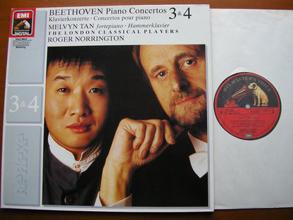 BEETHOVEN: THE PIANO CONCERTOS / CHORAL FANTASIA   TAN / LONDON CLASSICAL PLAYERS / NORRINGTON   3 LP SET