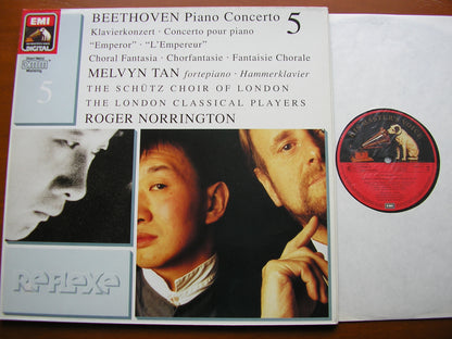 BEETHOVEN: THE PIANO CONCERTOS / CHORAL FANTASIA   TAN / LONDON CLASSICAL PLAYERS / NORRINGTON   3 LP SET