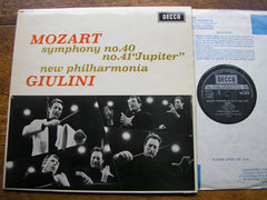 MOZART: SYMPHONIES Nos. 40 & 41   GIULINI / NEW PHILHARMONIA / SXL 6225