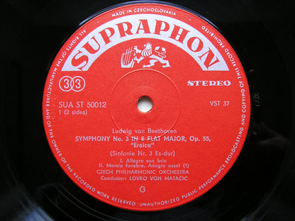 BEETHOVEN: SYMPHONY No. 3 'Eroica'    VON MATACIC / CZECH PHILHARMONIC   SUA ST 50012