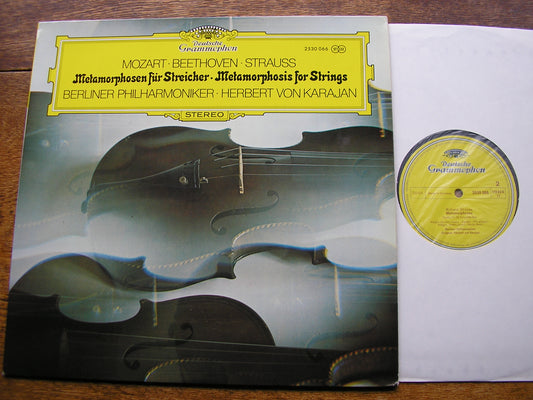 BEETHOVEN: GROSSE FUGUE / STRAUSS: METAMORPHOSEN / MOZART: ADAGIO & FUGUE K546    KARAJAN / BERLIN PHILHARMONIC  2530 066