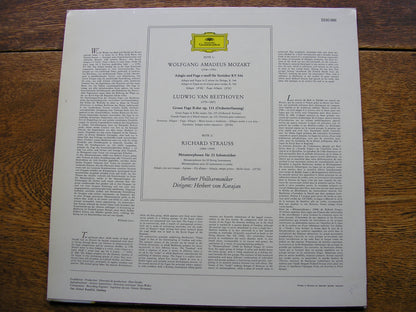 BEETHOVEN: GROSSE FUGUE / STRAUSS: METAMORPHOSEN / MOZART: ADAGIO & FUGUE K546    KARAJAN / BERLIN PHILHARMONIC  2530 066