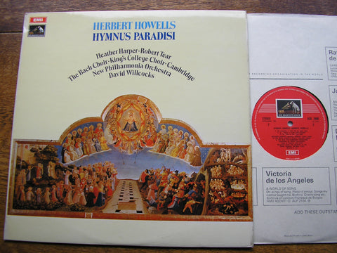 HOWELLS: HYMNUS PARADISI   HARPER / TEAR / NEW PHILHARMONIA / DAVID WILLCOCKS  ASD 2600