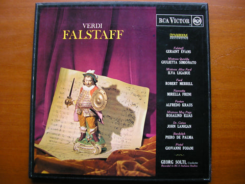 VERDI: FALSTAFF -  EVANS / LIGABUE / SIMIONATO / KRAUS / FRENI / MERRILL / RCA ITALIANA ORCHESTRA / SOLTI    SER 5509 - 11