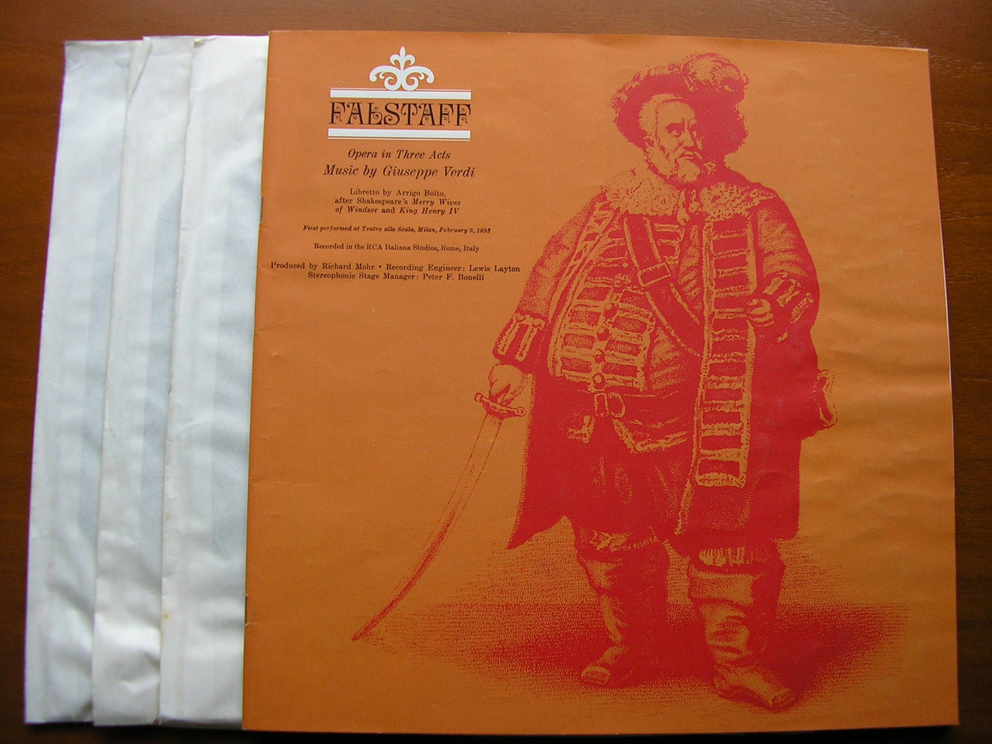 VERDI: FALSTAFF -  EVANS / LIGABUE / SIMIONATO / KRAUS / FRENI / MERRILL / RCA ITALIANA ORCHESTRA / SOLTI    SER 5509 - 11