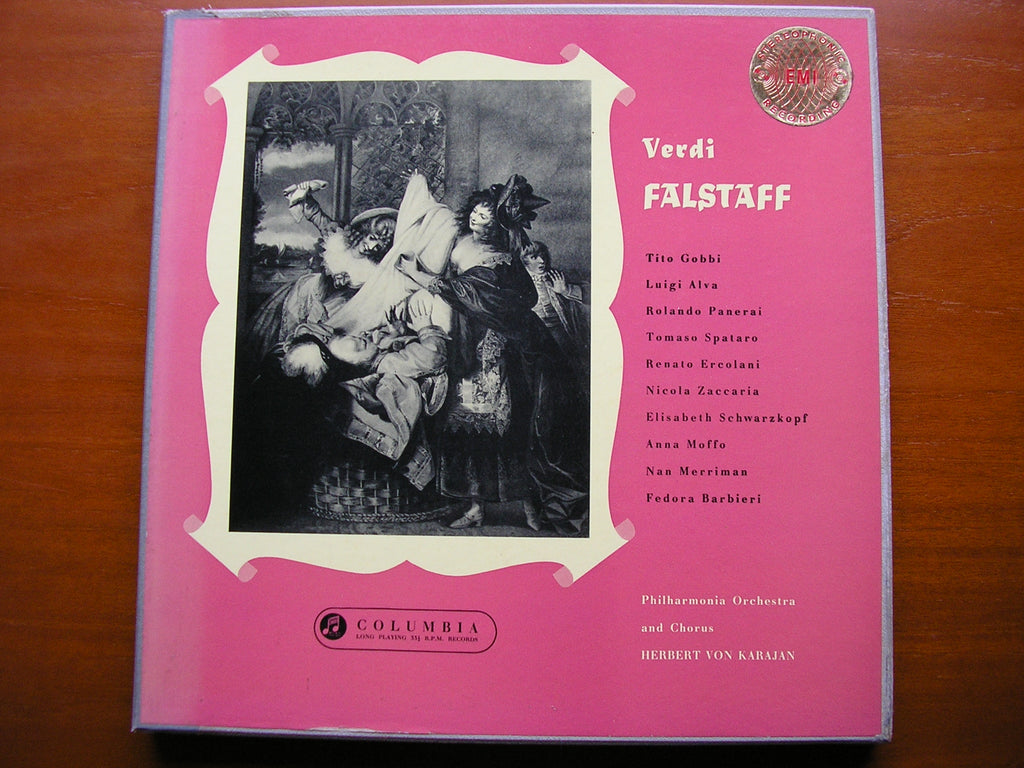 VERDI FALSTAFF GOBBI ALVA MOFFO SCHWARZKOPF PANERAI