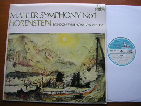 MAHLER: SYMPHONY No. 1    HORENSTEIN / LONDON SYMPHONY     RHS 301