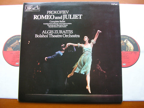 PROKOFIEV: ROMEO & JULIET complete ballet     ZURAITIS / BOLSHOI THEATRE ORCHESTRA    SLS 1650933