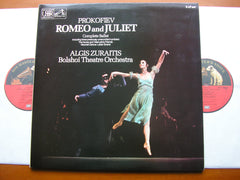 PROKOFIEV: ROMEO & JULIET complete ballet     ZURAITIS / BOLSHOI THEATRE ORCHESTRA    SLS 1650933