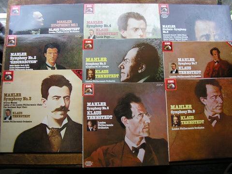 MAHLER: THE COMPLETE SYMPHONIES  KLAUS TENNSTEDT / LONDON PHILHARMONIC  EMI 16 LP SET