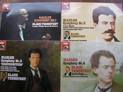 MAHLER: THE COMPLETE SYMPHONIES  KLAUS TENNSTEDT / LONDON PHILHARMONIC  EMI 16 LP SET