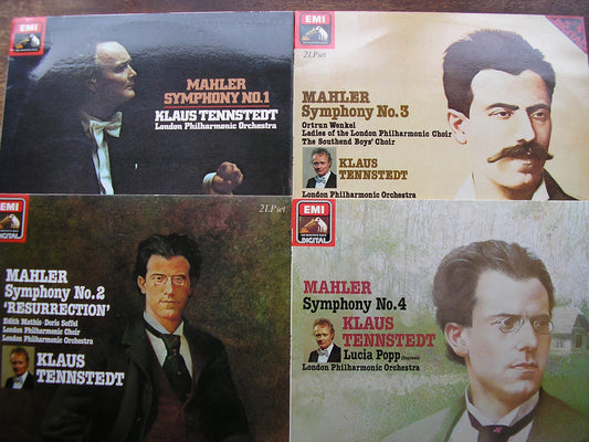 MAHLER: THE COMPLETE SYMPHONIES  KLAUS TENNSTEDT / LONDON PHILHARMONIC  EMI 16 LP SET