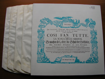 MOZART: COSI FAN TUTTE - PRICE / MINTON / POPP / ALVA / EVANS / SOTIN / NEW PHILHARMONIA / OTTO KLEMPERER    SLS 961