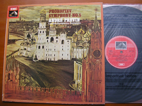 PROKOFIEV: SYMPHONY No. 5     ANDRE PREVIN / LONDON SYMPHONY    ASD 3115