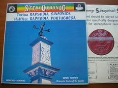 TURINA: RAPSODIA SINFONICA / HALFFTER: RAPSODIA PORTUGUESA      SORIANO / SPANISH NATIONAL ORCHESTRA / ALONSO    CS 6202