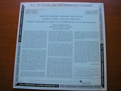 TURINA: RAPSODIA SINFONICA / HALFFTER: RAPSODIA PORTUGUESA      SORIANO / SPANISH NATIONAL ORCHESTRA / ALONSO    CS 6202