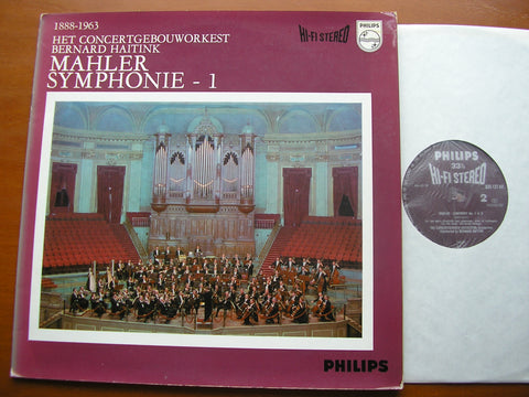 MAHLER: SYMPHONY No. 1   HAITINK / CONCERTGEBOUW ORCHESTRA     835 127 AY